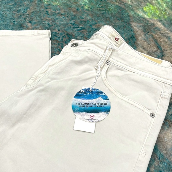 AG cream men’s jeans sueded stretch sateenGraduate style 38x32 NWT